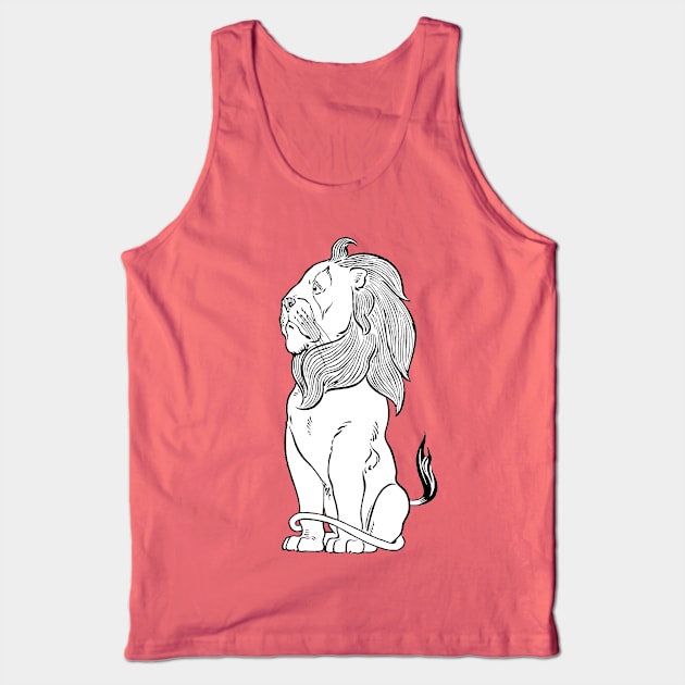 Lion from the Wizard of Oz Tank Top by MasterpieceCafe